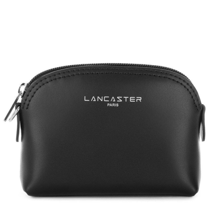 PORTE MONNAIE SMOOTH NOIR LANCASTER