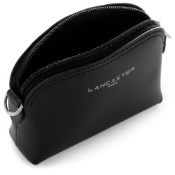 PORTE MONNAIE SMOOTH NOIR LANCASTER