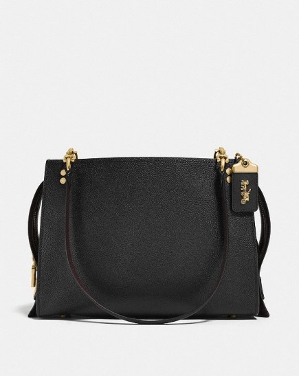 SAC PORTÉ ÉPAULE ROGUE NOIR COACH