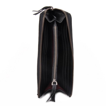 PORTEFEUILLE LINN NOIR NAT & NIN