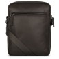 SAC PORTÉ CROISÉ SOFT VINTAGE HOMME MARRON LANCASTER SAC PORTÉ CROISÉ SOFT VINTAGE HOMME MARRON LANCASTER