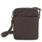 SAC PORTÉ CROISÉ SOFT VINTAGE HOMME MARRON LANCASTER SAC PORTÉ CROISÉ SOFT VINTAGE HOMME MARRON LANCASTER