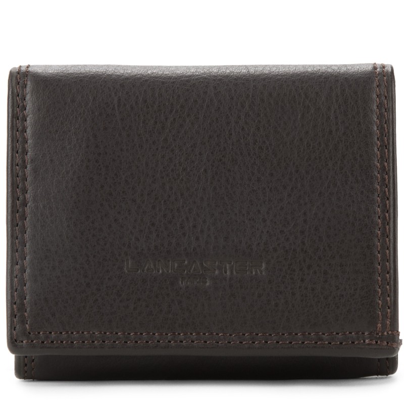 PORTE MONNAIE SOFT VINTAGE HOMME MARRON LANCASTER