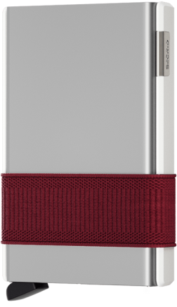 PORTE CARTES CARDSLIDE BLANC ET BORDEAUX SECRID