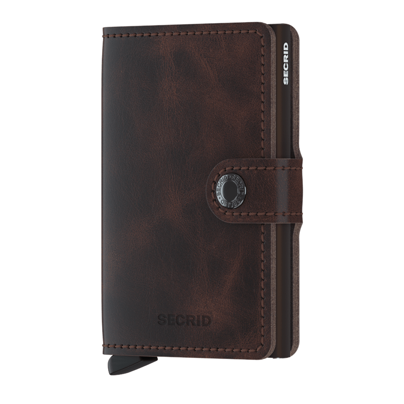PORTE CARTES MINIWALLET VINTAGE CHOCOLATE SECRID PORTE CARTES MINIWALLET VINTAGE CHOCOLATE SECRID