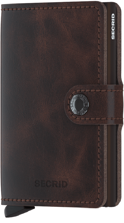 PORTE CARTES MINIWALLET VINTAGE CHOCOLATE SECRID