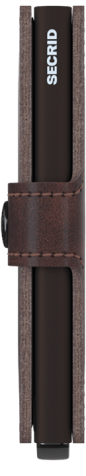 PORTE CARTES MINIWALLET VINTAGE CHOCOLATE SECRID PORTE CARTES MINIWALLET VINTAGE CHOCOLATE SECRID