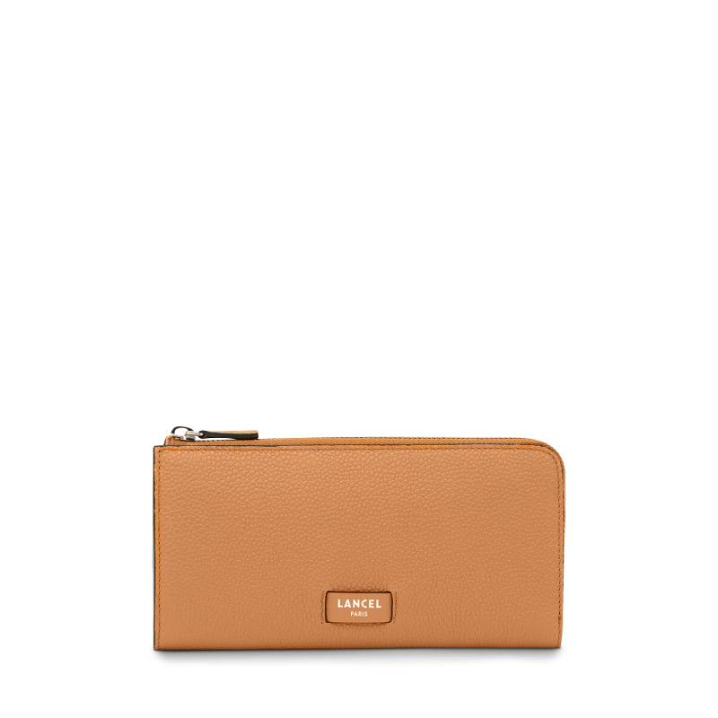 PORTEFEUILLE ZIPPÉ NINON CAMEL LANCEL
