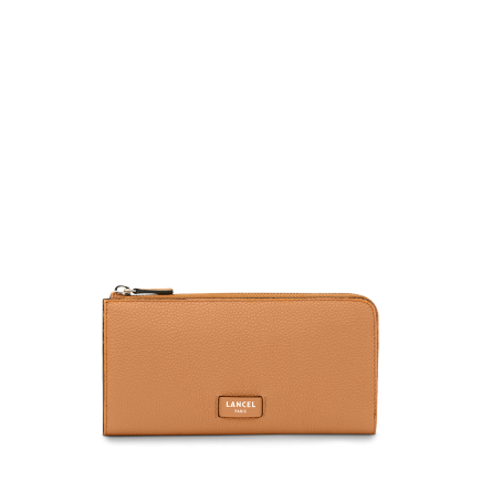 PORTEFEUILLE ZIPPÉ NINON CAMEL LANCEL
