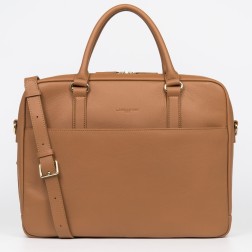 PORTE DOCUMENTS MADEMOISELLE BUSINESS CAMEL LANCASTER