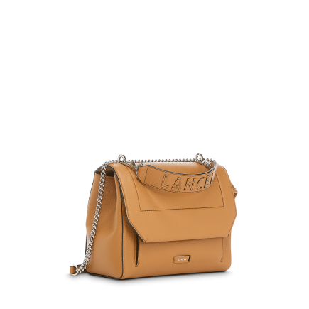 SAC À RABAT NINON MOYEN MODÈLE CAMEL LANCEL