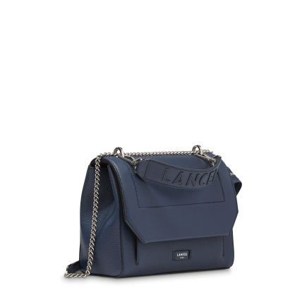 SAC À RABAT NINON MOYEN MODÈLE BLEU PÉTROLE LANCEL