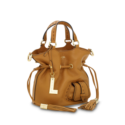 SAC SEAU S PREMIER FLIRT CAMEL LANCEL