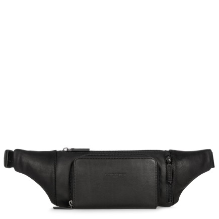 SAC BANANE SOFT VINTAGE HOMME NOIR LANCASTER