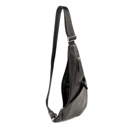 SAC BANANE PORTÉ TRAVERS SOFT VINTAGE HOMME NOIR LANCASTER