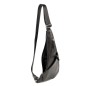 SAC BANANE PORTÉ TRAVERS SOFT VINTAGE HOMME NOIR LANCASTER