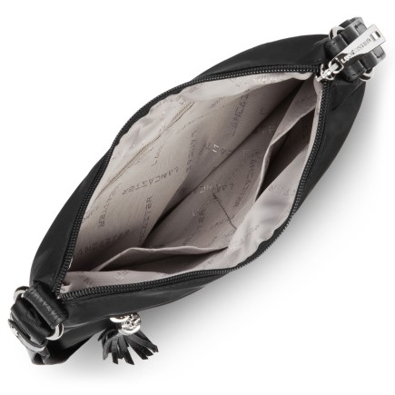 SAC BESACE BASIC POMPON NOIR LANCASTER