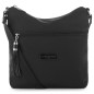 SAC BESACE BASIC POMPON NOIR LANCASTER