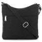 SAC BESACE BASIC POMPON NOIR LANCASTER