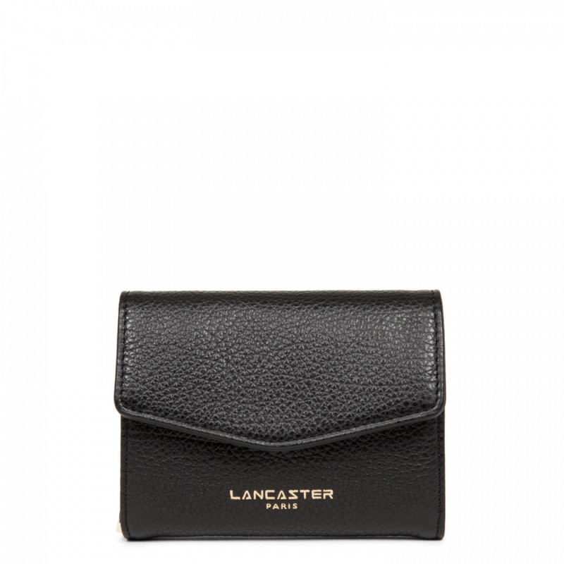 PORTE MONNAIE À RABAT DUNE NOIR LANCASTER PORTE MONNAIE À RABAT DUNE NOIR LANCASTER
