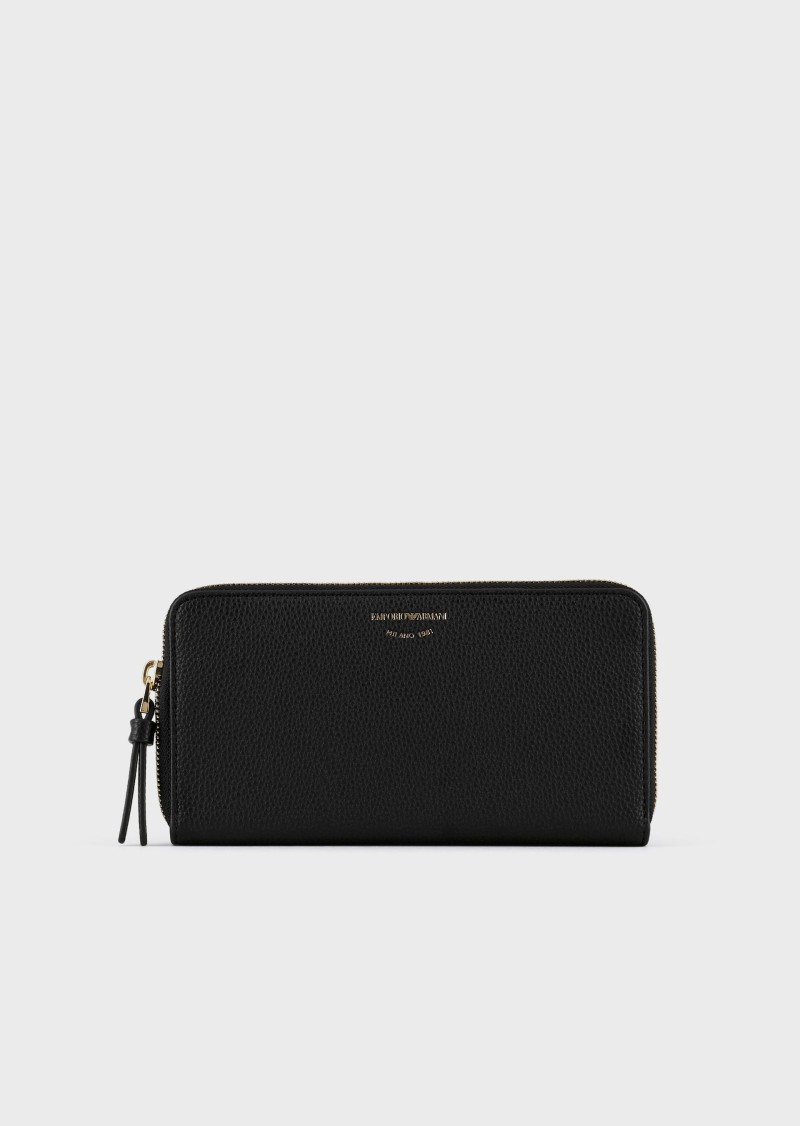 COMPAGNON ZIPPÉ NOIR LOGO EMPORIO ARMANI COMPAGNON ZIPPÉ NOIR LOGO EMPORIO ARMANI