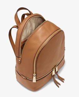 SAC A DOS RHEA ZIP COGNAC MK