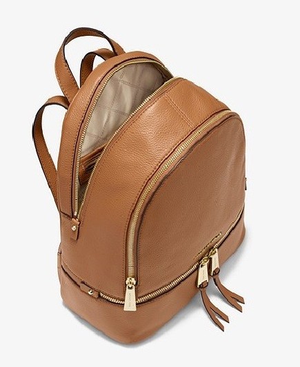 SAC A DOS RHEA ZIP COGNAC MK