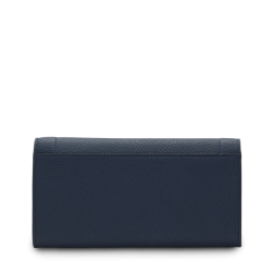 PORTEFEUILLE À RABAT NINON BLEU PETROLE LANCEL