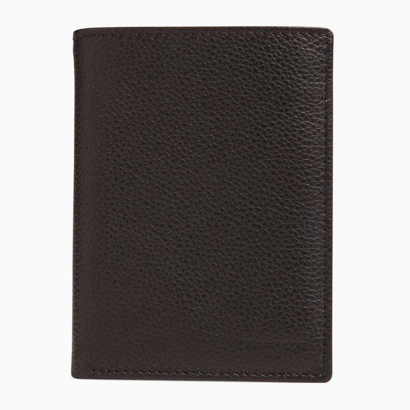 PORTEFEUILLE VERTICAL ZIPPÉ CHARLES NOIR LE TANNEUR