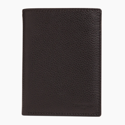 PORTEFEUILLE VERTICAL ZIPPÉ CHARLES NOIR LE TANNEUR