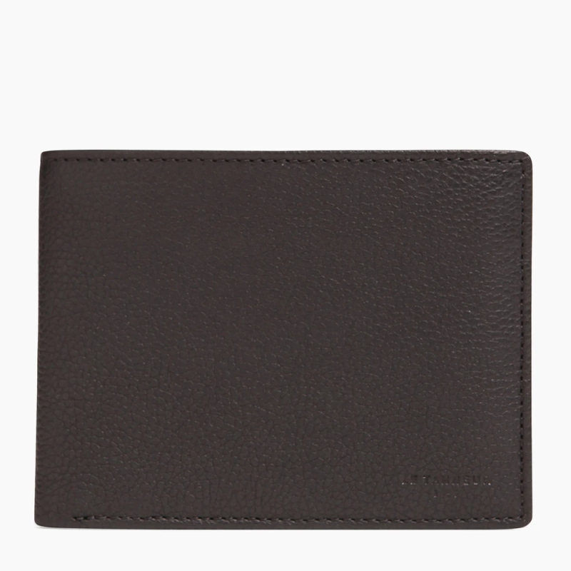 PORTEFEUILLE HORIZONTAL ZIPPÉ CHARLES NOIR LE TANNEUR