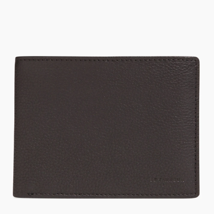 PORTEFEUILLE HORIZONTAL ZIPPÉ CHARLES NOIR LE TANNEUR