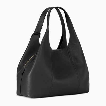 MOYEN SAC À MAIN JULIETTE NOIR LE TANNEUR