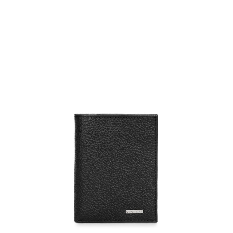 PORTEFEUILLE MILANO GENTLEMEN P.M. HOMME NOIR LANCASTER