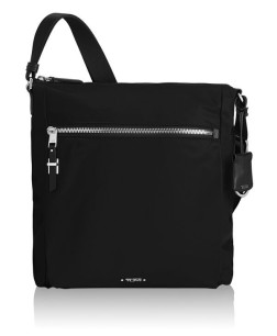 SAC PORTÉ CROISÉ CANTON VOYAGEUR NOIR/SILVER TUMI