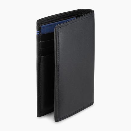 PORTEFEUILLE VERTICAL ZIPPÉ MARTIN NOIR LE TANNEUR