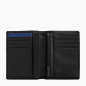 PORTEFEUILLE VERTICAL ZIPPÉ MARTIN NOIR LE TANNEUR