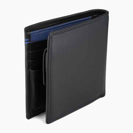 PORTEFEUILLE HORIZONTAL ZIPPÉ MARTIN NOIR LE TANNEUR