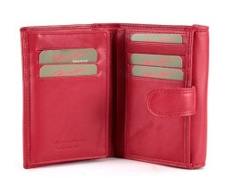 PORTEFEUILLE SOFT LINE ROUGE GÉRARD HENON