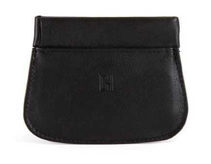 PORTE MONNAIE CLIC CLAC SOFT LINE NOIR GÉRARD HENON