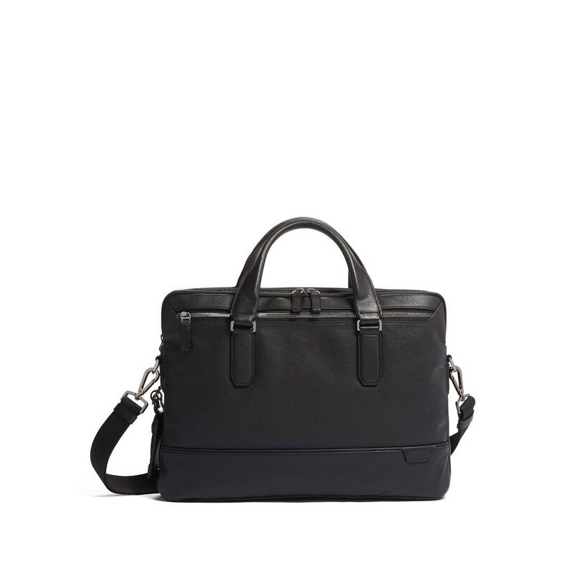 PORTE DOCUMENTS SLIM SYCAMORE HARRISON NOIR TUMI