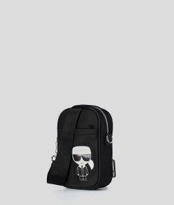 SAC BANDOULIÈRE EN NYLON IKONIK NOIR KL