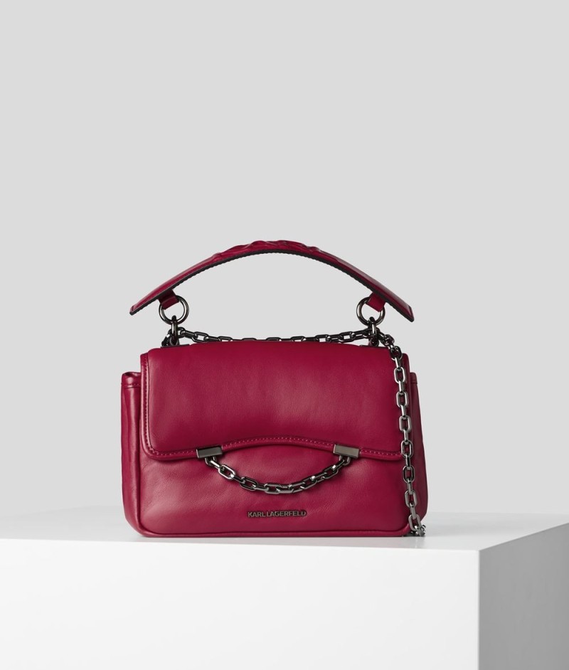 SAC PORTÉ ÉPAULE K/KARL SEVEN SOFT CARMIN KL