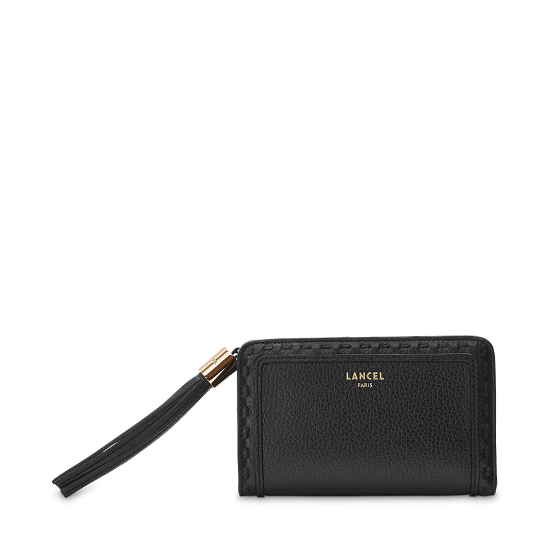 PORTEFEUILLE COMPACT PREMIER FLIRT LANCEL NOIR PORTEFEUILLE COMPACT PREMIER FLIRT LANCEL NOIR