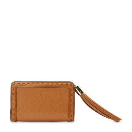 PORTEFEUILLE COMPACT PREMIER FLIRT LANCEL CAMEL