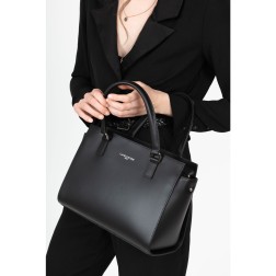SAC CABAS SMOOTH NOIR LANCASTER