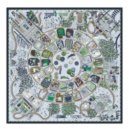 CARRÉ DE SOIE 90CM LONGCHAMP ORAGE