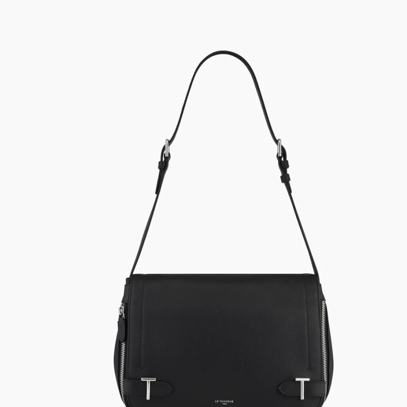 BESACE SIMONE NOIR LE TANNEUR BESACE SIMONE NOIR LE TANNEUR