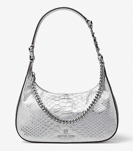 SAC PORTÉ ÉPAULE PIPER ARGENT MK