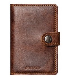 PORTE CARTES MINIWALLET SECRID BRUN VINTAGE